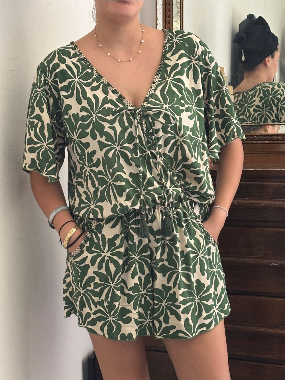 Khush Hawaii Print Romper